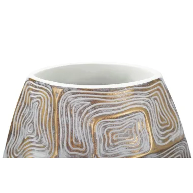 Wazon z żywicy ECLIPS TOWER 25,5x12,5x69,5 cm